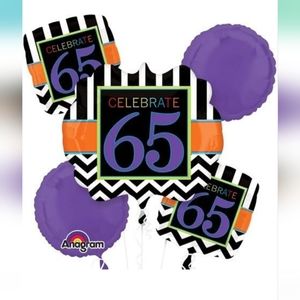 65th Celebrate Balloon Bouquet